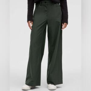 Lululemon City Sleek Utilitech Extra-Wide-Leg Pant Regular | Blackened Pine | 29